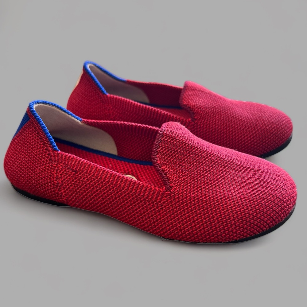 Rothy's Kids Shoes in Red and Blue